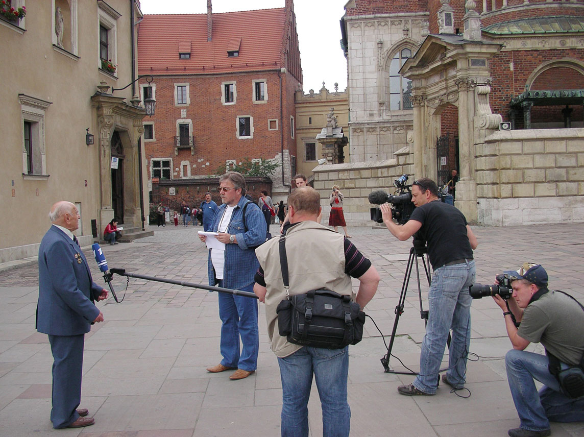 Съемки в Кракове 2008